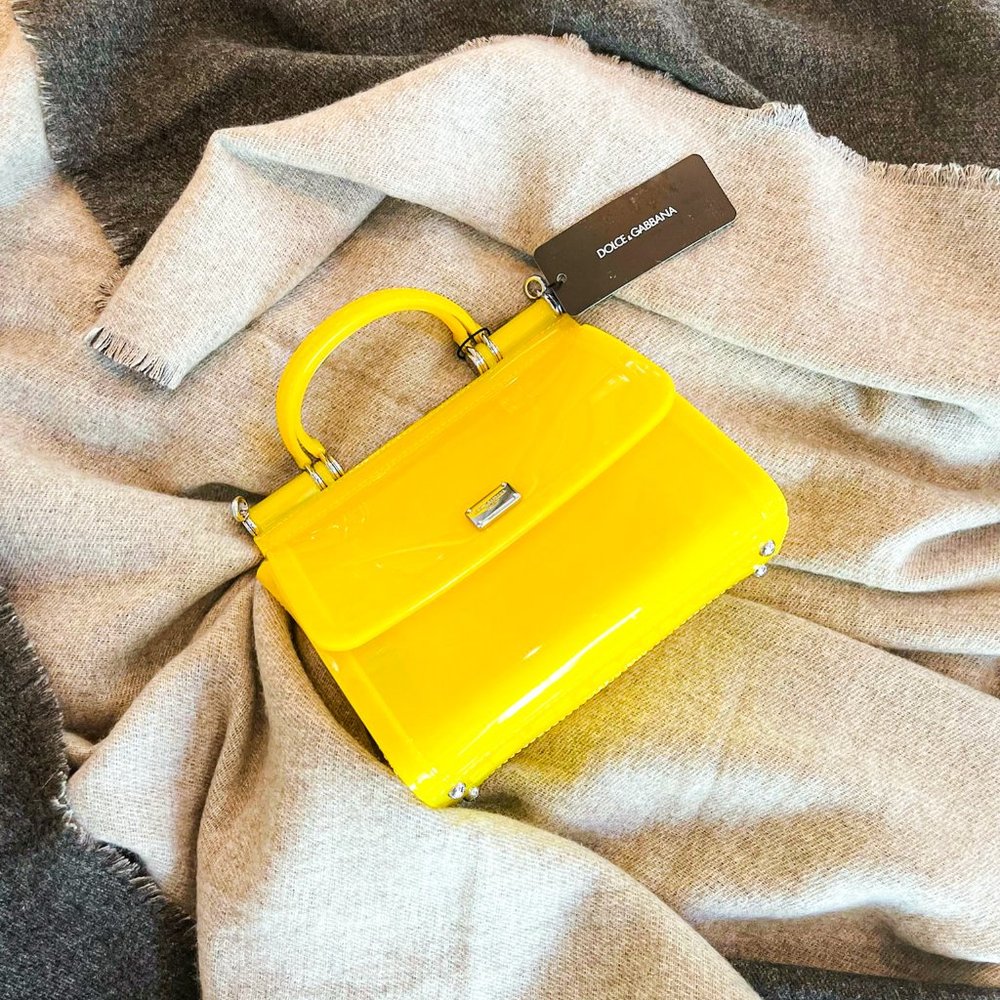 Dolce and Gabbana Yellow Small Miss Sicily